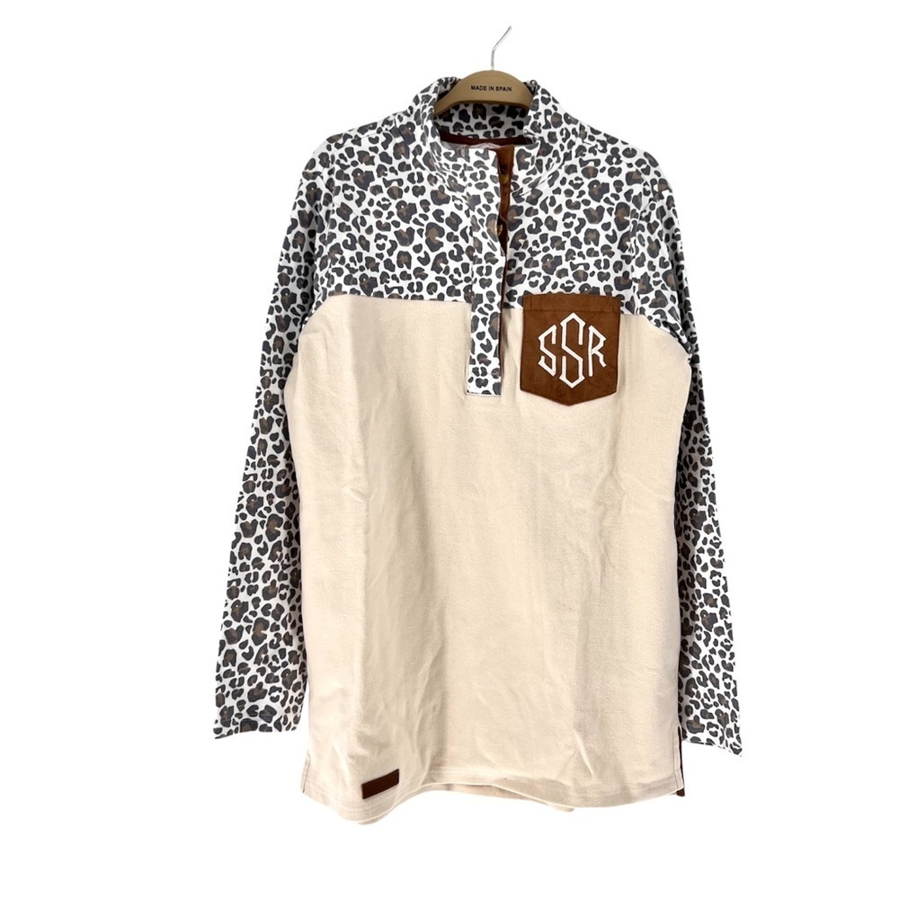 Marleylilly Women's Monogrammed Popover Sweater with Initials SSR - S